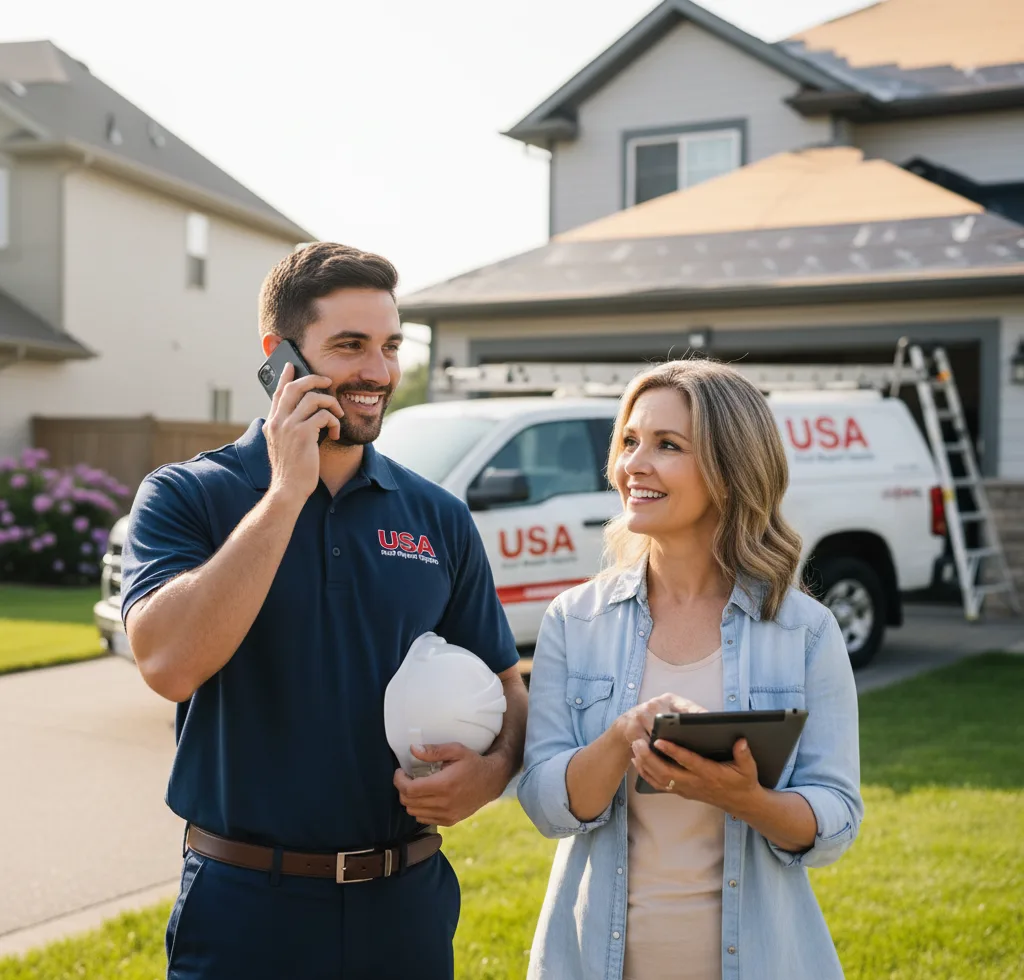 USA Roof Repair Experts customer support in Jewett City